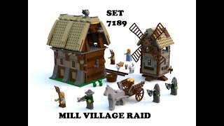 Lego 7189 MILL VILLAGE RAID Speed Build LDD by PLegoBB [upl. by Mahoney]