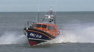 Hastings RNLI Shannon Class Lifeboat 10th July 2024 [upl. by Yanffit527]