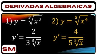 Derivadas Algebraicas Con Radicales  18 [upl. by Ennylyak364]