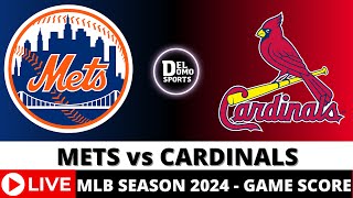 NEW YORK METS VS ST LOUIS CARDINALS LIVE ⚾️ MLB Game Score Radio PlaybyPlay AGO 05 2024 [upl. by Nnoj44]