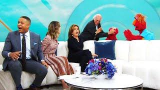 Larry David Attacks Elmo on Live TV [upl. by Eartnoed408]