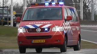 Brandweer TS631 OD601 naar gevaarlijke stof Oostvoorne [upl. by Lloyd]