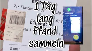 1 Tag lang Pfand  Leergut sammeln und reich werden Pfand Highlights 2023 [upl. by Biddie]