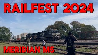 2024 Railfest in Meridian MS [upl. by Ahsinom651]