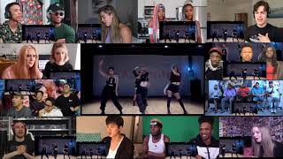 BLACKPINK  Kill This Love DANCE PRACTICE VIDEO MOVING VER Reaction Mashup [upl. by Akimahs]