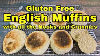 GLUTEN FREE ENGLISH MUFFINS Without the Oven or English Muffin Rings [upl. by Sansbury78]