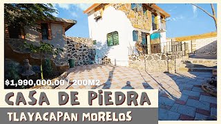 🏡 La Casa de PIEDRA ‼️ TLAYACAPAN MORELOS ✅ UNA JOYA [upl. by Hotchkiss]