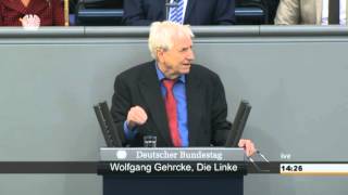 Wolfgang Gehrcke DIE LINKE »Wir sind nicht am Ende der Debatte angelangt« [upl. by Salchunas667]