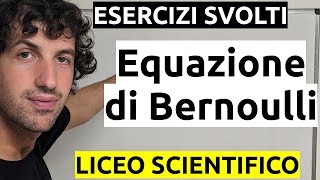 Equazione di Bernoulli  Effetto Venturi  Esercizi [upl. by Ecirad]