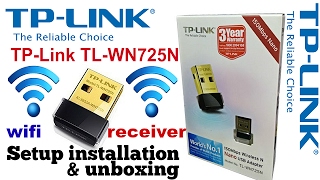 TP Link TLWN725N 150Mbps wireless Nano USB adapter installation UNBOXING amp REVIEWS [upl. by Mozelle]