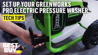 How to Set Up the Greenworks Pro Electric Pressure Washer [upl. by Flint]