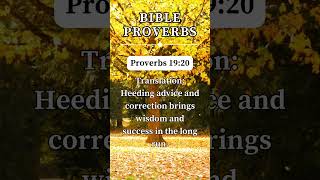 Proverbs 1920 🙏 short prayer proverbs [upl. by Zara919]