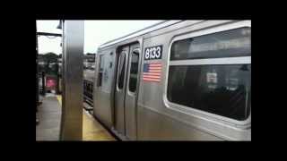 R143 L Trains at Broadway Junction [upl. by Idur]