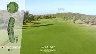 Álamos Golf Course  Hole 8  Par 5 [upl. by Eves64]