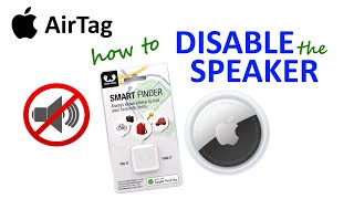 How to disable the AirTag speaker amp Fresh n Rebel Smart Finder [upl. by Nosnek189]