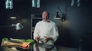 NEFF et le Chef Philippe Etchebest vous délivre le Secret de cuisson du bar en papillotte [upl. by Odelinda]