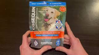 Cosequin Joint Health Supplement for Dogs HONEST REVIEW [upl. by Ahsatan]