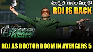 Robert Downey Jr as Doctor Doom In Avengers Doomsday  SDCC Hall H Explained  Telugu Leak [upl. by Rawden]