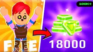 ⚡I GOT 💎18000 GEMS FOR FREE IN PKXD 😱  how to get free gems in pkxd 2023 [upl. by Carlson]