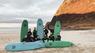 Surfcamp in Hoddevik  November Surf in Norway  Vlog 11 [upl. by Aloysius]