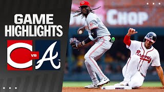 Reds vs Braves Game Highlights 72224  MLB Highlights [upl. by Ilsel]