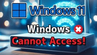 How to Fix Network Error Windows Cannot Access in Windows 1110 2024 Tutorial [upl. by Gabbi]