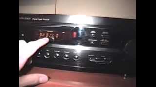 Receiver Pioneer Modelo VSXD307 [upl. by Ahsonek856]