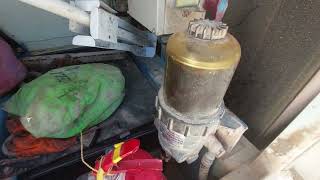 Crawler crane 700d how to change engine oil and filters crane opratercrane part 1 [upl. by Etnoval]