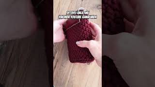 Poliyester makrome çanta yapımıörgütarifleri makromeçanta crochetbagtutorial crochetbagmakrome [upl. by Helenka]