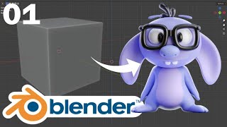 tuto blender  tuto blender personnage 3d debutant  blender tutorial francais  part 1 TUTO FR [upl. by Skardol]