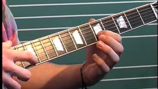 Theme To Power Rangers  Tapping Solo Guitar Lesson  Spencer Askin [upl. by Alia]