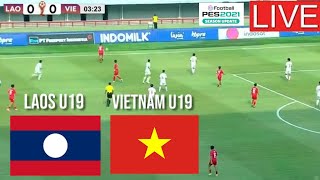 vietnam vs laos live  aff u19 2024  LIVESCORE AI [upl. by Ihc]