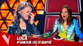 Céline Dion – Damour ou damitié ● Lola  Blinds  The Voice Kids Saison 2 [upl. by Naruq842]