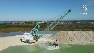 really Huge    Biggest draglines excavator in state of Florida [upl. by Larret]