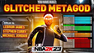 THIS GLITCHED METAGOD BUILD WILL BREAK NBA 2K23 BEST DEMIGOD BUILD FOR GOING AGAINST COMP NBA 2K23 [upl. by Josey172]