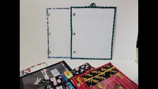 Binder insert 2 Planning board for quilt blocks [upl. by Oiramel]