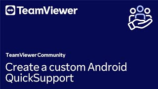 Create a custom Android QuickSupport [upl. by Leitman279]