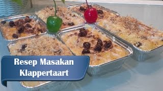 Resep dan Cara Membuat Klappertaart Au Bain Marie Asli Manado [upl. by Rozalin]