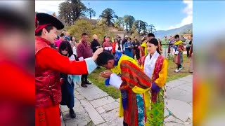 Rinpoche from Mongolia 🇲🇳 visited Bhutan  Bhutan Mongolia 🇲🇳 relation [upl. by Olcott]