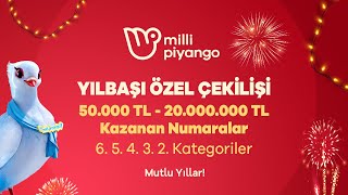 Milli Piyango 31 Aralık 2022 Çekilişi No 55 6 5 4 3 ve 2 Kategoriler [upl. by Tamas667]