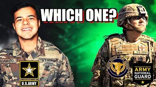 Should You Pick Active Duty Army or The National GuardReserves [upl. by Taffy]