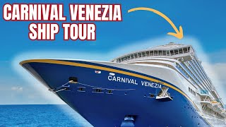 Inside Carnival Venezia  Full Ship Tour 2023 [upl. by Ykcaj]