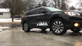 2016 Subaru Outback on Ice and Uphill [upl. by Jarin]