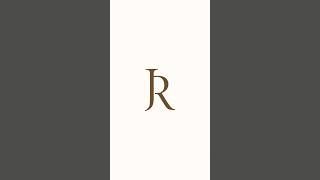 JR logo design  ElegantFashion FashionBrand ClothingBrand LogoDesign BrandLogo logodesign [upl. by Sedgewick]