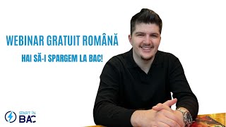 Webinar Gratuit Română  Start în Bac [upl. by Cheng]