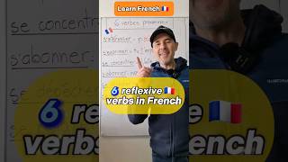 6 reflexive verbs in French 🇨🇵  Learn French Grammar with Moh and Alain 👍 [upl. by Boyden170]