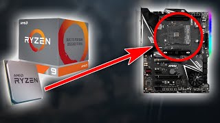 AMD Ryzen CPU einsetzen Sockel AM4  Prozessor einbauen Tutorial für Ryzen 7 5 3 usw [upl. by Donelson]