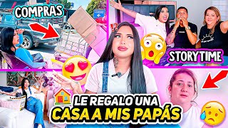 🏠👩🏼‍❤️‍💋‍👨🏽LE COMPRÉ LA CASA A MIS PAPÁS Y TODO ESTO PASÓ comprasremodelación y [upl. by Biel]