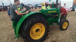 Haddenham steam rally 2024parade of vintage tractors [upl. by Ellahcim]