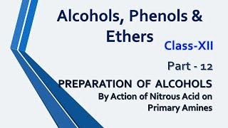 Action of Nitrous acid on Primary Amines [upl. by Lavena]